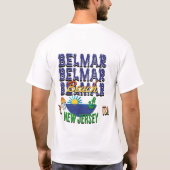 ベルマービーチ、ニュージャージー Tシャツ (裏面)