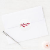ベルマールニュージャージークラシックデザイン ラウンドシール (封筒)