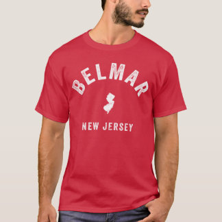 ベルマール ニュージャージー州 NJ ビンテージ 70年代 アスレチック スポーツ D Tシャツ