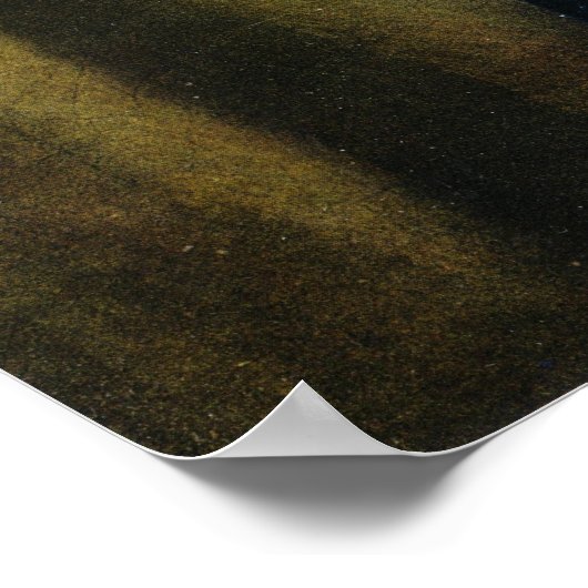 ベルメールの若い女性と水差し1665 ポスター (角)