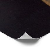 ベルメール – パールイヤリングを持つ女の子 – ヴィンテージアート ポスター (角)