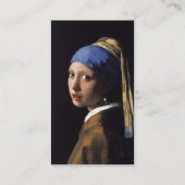 ベルメーレガールパールイヤリング最高傑作絵画ズ 名刺 (裏面)