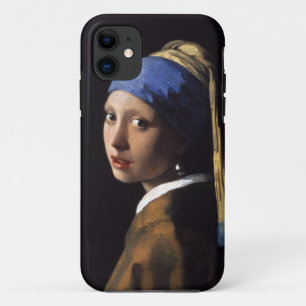 ベルメーレガールパールイヤリング最高傑作絵画ズ iPhone 11 ケース