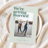 ベルモントでの結婚式　保存日 招待状