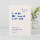 ベルモントタイポグラフィ結婚ズ 招待状 (スタンド正面)