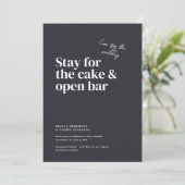 ベルモントタイポグラフィ結婚ズ 招待状 (スタンド正面)