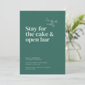 ベルモントタイポグラフィ結婚ズ 招待状 (スタンド正面)