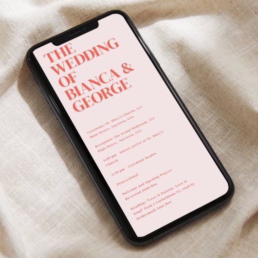 ベルモントデジタル結婚式プログラム 招待状