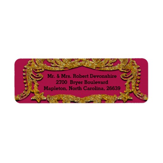 ベルモントバーリー ビューティフルビクトリアン ラベル (正面)