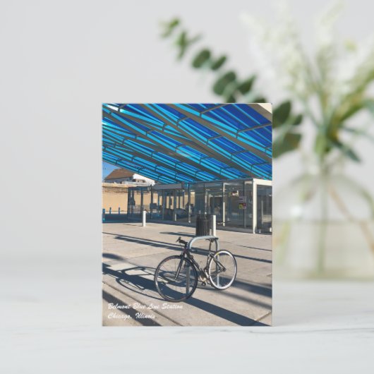 ベルモントブルーラインシカゴポストカード ポストカード (スタンド正面)