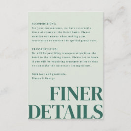 ベルモント結婚垂直 エンクロージャーカード