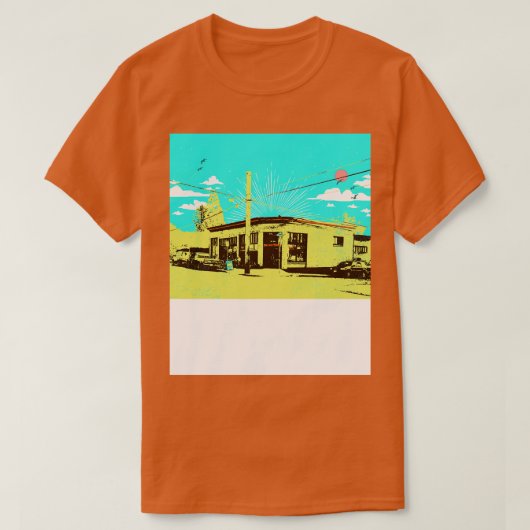 ベルモント駅 Tシャツ (デザイン正面)