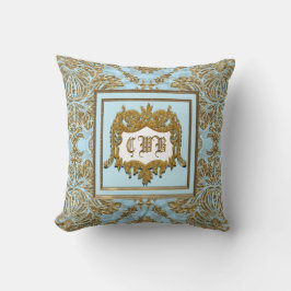 ベルモント エレガント モノグラム クッション