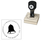 ベルラウンド差出人住所ゴム印 ラバースタンプ (押印)