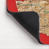 ベルラーシの地図のマウスパッド マウスパッド (コーナー)