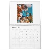 ベルラーシの建築の景色の自然のカレンダー カレンダー (2月 2027)