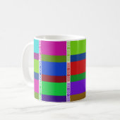 ベルラーシMultihueはマグに印を付けます コーヒーマグカップ (正面左)