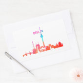 ベルリカラフルン 長方形シール (封筒)