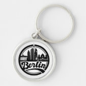 ベルリスタイリッシュンシティヴィンテージロゴ キーホルダー (正面)