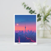 ベルリンでの夜ドイツ旅行 ポストカード (スタンド正面)