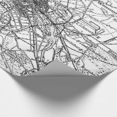 ベルリンとその周辺地域の地図(1911) ラッピングペーパー (角)