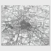 ベルリンとその周辺地域の地図(1911) ラッピングペーパー (フラット)