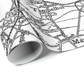 ベルリンとその周辺地域の地図(1911) ラッピングペーパー (ロールコーナー)