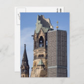 ベルリンのカイザー・ウィルヘルム記念教会 ポストカード (正面/裏面)