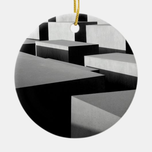 ベルリンのキューブ セラミックオーナメント (正面)