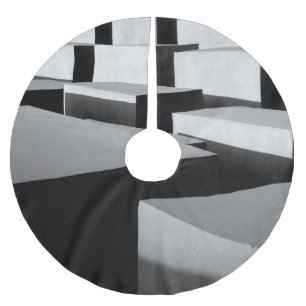 ベルリンのキューブ ブラッシュドポリエステルツリースカート