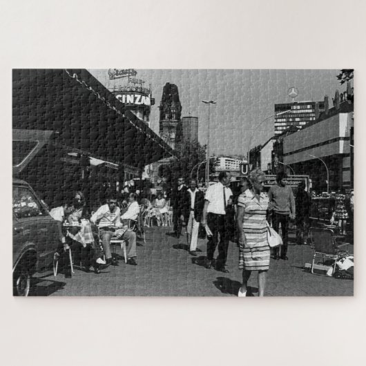 ベルリンのクラシックなカールスルーエ通り ジグソーパズル (横)