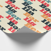 ベルリンのクリエイティブパターン。 ラッピングペーパー (角)