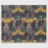 ベルリンのクリスマス&新年の水の色 ラッピングペーパー (フラット)