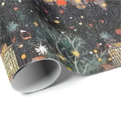 ベルリンのクリスマス&新年の水の色 ラッピングペーパー (ロールコーナー)