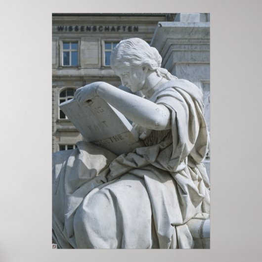 ベルリンのシラー記念碑の歴史の寓話 ポスター (正面)