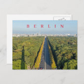 ベルリンのスカイラインビューポストカード ポストカード (正面/裏面)