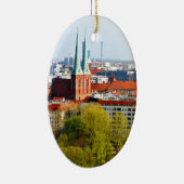 ベルリンのスカイライン(ドイツ) セラミックオーナメント (右)