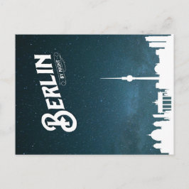 ベルリンのスカイラインby night, Berlin Germany – はがき