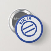 ベルリンのスタンプ 缶バッジ (正面&裏面)