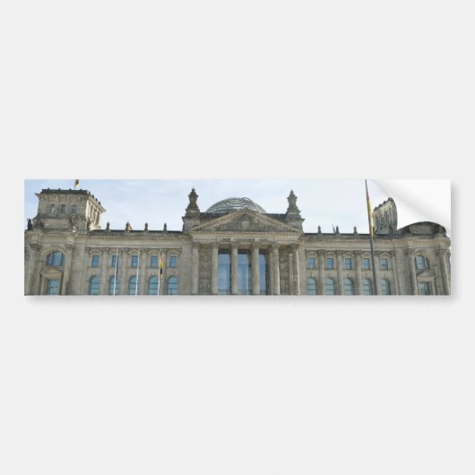 ベルリンのドイツ国会議事堂 バンパーステッカー (正面)