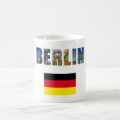 ベルリンのドイツ国旗 コーヒーマグカップ (中央)