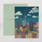 ベルリンのバレンタインデーに愛を見つけた ポストカード (正面/裏面)