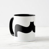 ベルリンのフォントのParentheseの髭のマグ マグカップ (正面左)