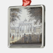 ベルリンのブランデンブルク門 メタルオーナメント (左)