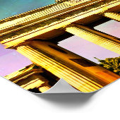 ベルリンのブランデンベルグ絵画ゲート版 ポスター (角)