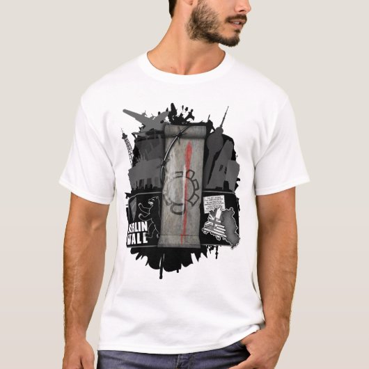 ベルリンのワルツウォール Tシャツ (正面)