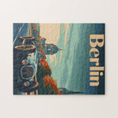 ベルリンのヴィンテージレーシングカー ジグソーパズル (横)