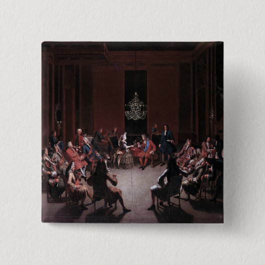 ベルリンの住民のFrederick Iのタバコの大学 缶バッジ (正面)