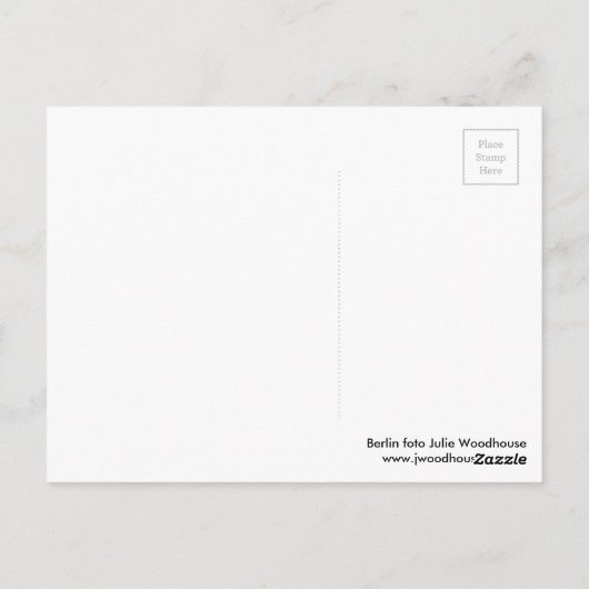 ベルリンの前兆をしめされた博物館そしてFernsehturm ポストカード (裏面)