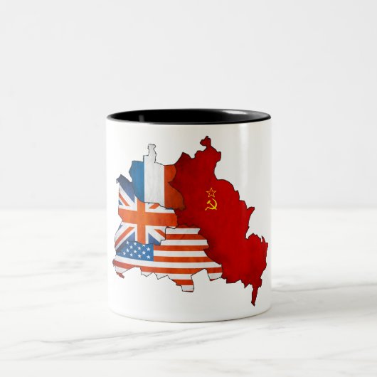 ベルリンの占められたマグ ツートーンマグカップ (中央)